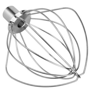 K45WW Wire Whip Stainless Steel Whisk Attachment for KitchenAid Stand Mixer 4.5 and 5 QT Tilt Head, Dishwasher Safe