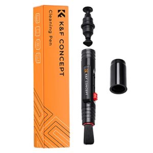 K&F Concept Professional Lens Cleaning Pen with Soft Brush, Carbon Head for Canon, Nikon, Pentax, Sony Digital Camera, AR VR Glasses