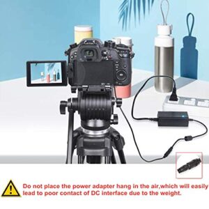 Kimaru DMW-DCC12 DC Coupler DMW-AC10 DMW-AC8 AC Power Adapter DMW-BLF19 Dummy Battery Kit for Panasonic Lumix DMC-GH3 GH4 GH3K GH4K GH3A GH3H GH4H DC-GH5 GH5S GH5M G9 G9L Cameras.