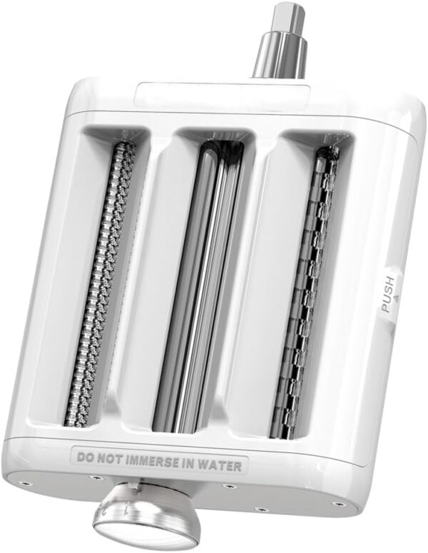 KitchenAid 3 in 1 Pasta Maker Set - Pasta Roller & Spaghetti/Fettuccine Cutter Attachments (White) - Image 7