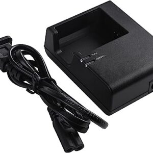 LP-E10 LC-E10 LC-E10C Quick Battery Charger for Canon: EOS Rebel T7 T6 T5 T3 T100 4000D 3000D 2000D 1500D 1300D 1200D 1100D DSLR Digital Camera Kiss X50 Battery Power Supply Cord