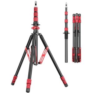 Light Stand with Storage Bag, 87.4 inch/2.22m Aluminium Photography Tripod for Reflectors, Softboxes, Flash, Strobe Lights, Umbrellas, Compact Lightweight Light Tripod