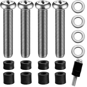 M8 Screws for Samsung TV M8 x 45mm Pitch 1.25mm TV Mounting Bolts Screws with 25mm Long Spacers