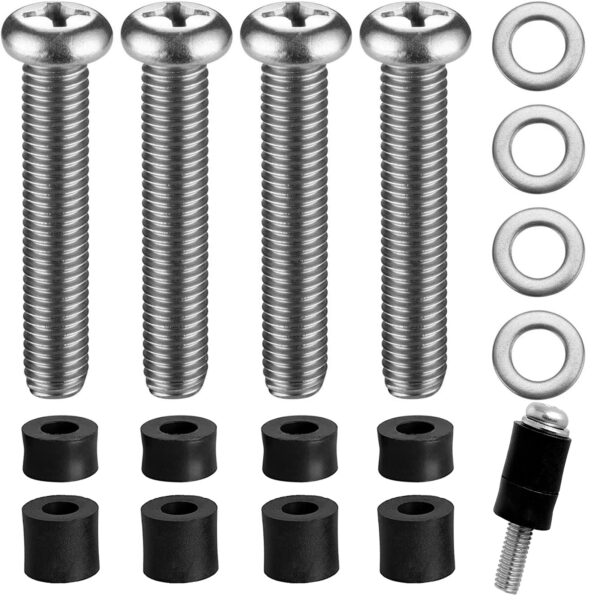 M8 Screws for Samsung TV M8 x 45mm Pitch 1.25mm TV Mounting Bolts Screws with 25mm Long Spacers - Image 7