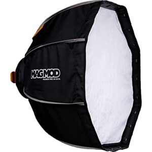 MagMod MagBox PRO 24″ Octa Softbox with Integrated Gel Slot and Storage Pocket for Fabric Diffuser | Compatible with Speedlight Flashes and Strobes