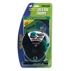 Maxell DVD Lens & Disc Cleaner Value Pack