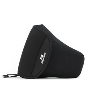 Mega Gear Nikon D7500 (18-140mm) Ultra Light Neoprene Camera Case, with Carabiner – Black – MG1252