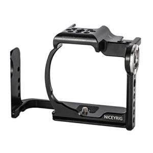 NICEYRIG A7IV A7RIV A7RV Easy Access Camera Cage Applicable for Sony Alpha 7 IV / 7R IV / 7R V – 505