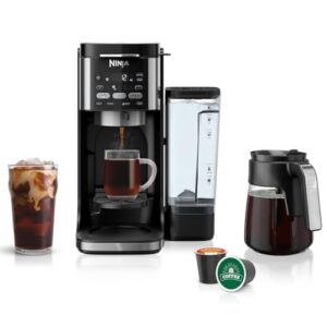 Ninja DualBrew Hot & Iced Coffee Maker, Single-Serve, Compatible with K-Cups & (12-Cup Carafe)