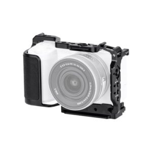 Nitze ZV-E10 II Cage for Sony ZV-E10 II Camera, with 2 Integrated NATO Rails, Built-in Cold Shoe, Ergonomic Handgrip, Quick Release Plate for Arca-Swiss – T-S14A