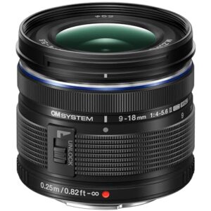 OM SYSTEM M.Zuiko Digital ED 9-18mm f/4-5.6 II Lens (Micro Four Thirds)