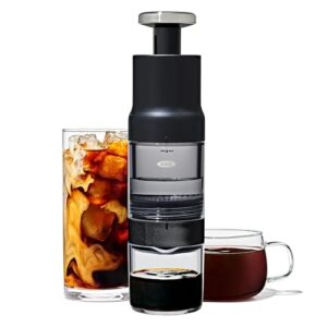 OXO Brew Rapid Brewer – Portable Coffee Maker, Fast Manual Hot & Cold Brew, Small Handheld Brewer, Compact Travel Coffee Maker