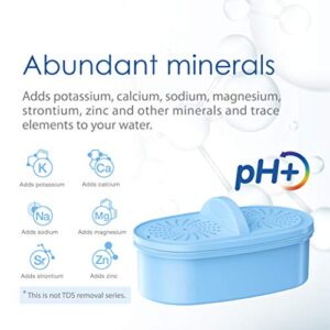 [Original] Waterdrop Alkaline Water Filter Replacement for All Waterdrop Pitcher and Dispenser Filtration System, Increase PH, Improved Coffee Taste, Last Up to 2 Months or 100 Gallons (Pack of 3)