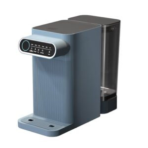 PUREPLUS Countertop Reverse Osmosis Water Filtration System, 5-Layer Desktop RO Purification Unit, Plug-&-Play Setup, On-Demand Heated Water Hub – Quad-Temp Presets, Customizable Flow Control