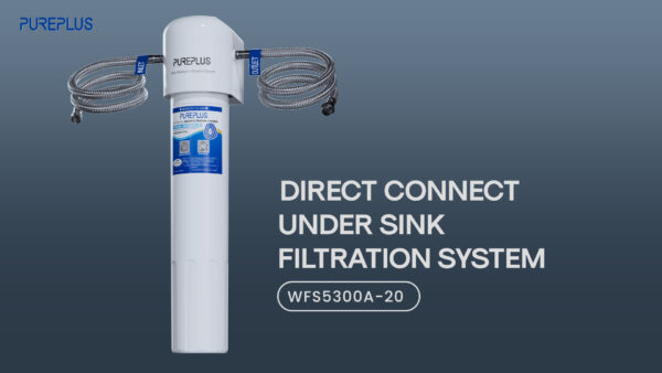 PUREPLUS Under Sink Water Filter, 40,000 Gallons Capacity, 99.99% Chlorine Reduction, NSF/ANSI 42 Certified, Removes Heavy Metals and Chlorine, Direct Connect Under Counter Water Filtration System - Image 8