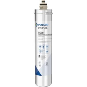 Pentair Everpure H-300 Quick-Change Filter Cartridge, EV927072, NSF Certified to Reduce Lead, For Use in Everpure H-300 Drinking Water Systems, 300 Gallon Capacity, 0.5 Micron