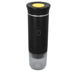 Portable Coffee Machine, 15 Bar Mini Electric Maker Self Heating Hand Make Convenient and Versatile Usb C Car Charger Compatible with Ground Ns Capsule for Camping Hiking Office