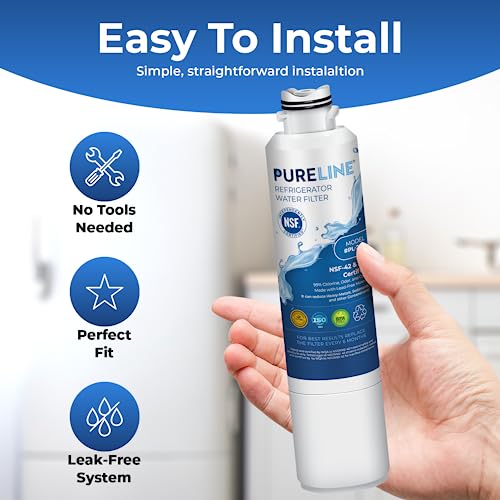Pureline DA29-00020B Samsung® Refrigerator Water Filter Replacement, Replacement for DA29-00020A/B, HAF-CIN/EXP, HAF-CIN,DA97-08006A, Kenmore® 46-9101, 469101, 9101 Refrigerator Filter (3 Pack) - Image 7