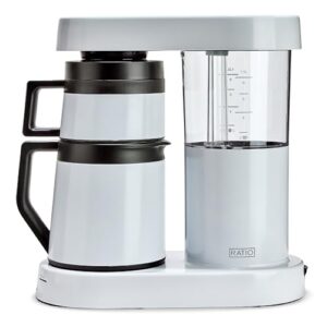 Ratio Six Series 2 Coffee Machine – Automatic Drip Coffee Maker – 1.25L/40oz – Brews 2-8 Cups – White