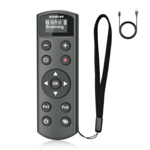 Rechargeable Shutter Release for Nikon AODELAN Wireless Camera Remote Control Compatible with COOLPIX P1000, P1100, P950, B600, A1000, Z50, Z30, Z fc, Z6 II, Z7 II,Z5, Replaces Nikon ML-L7(Black)