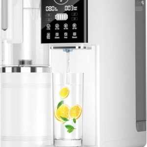 Reverse Osmosis Water Filter, Water Purifier, Portable Water Purifier Countertop for Kitchen, Office, RV, No Installation, White