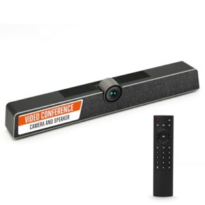 SQUATZ Ultra HD 4K Video Conferencing System with 5X Zoom, Wide-Angle Lens, Echo Cancellation, 8m Voice Pickup, 120° FOV – Perfect for Small Conference Rooms, Home Offices, and Remote Work