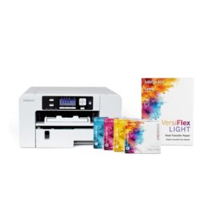 Sawgrass SG500 VersiFlex Printer Bundle, Innovative Inks & Light Heat Transfer Paper Bundle – Soft-Touch Infusible Ink, 8.5×11 Paper – Professional Results on Untreated Fabric and Wood