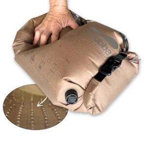 Scrubba Tactical Wash Bag Portable Washing Machine – Lightweight Manual Washing Machine for Travel, Camping, Laundry, Clothes – Camping Accessories, Gift – use with Laundry Detergent/Sheets – 5.6 oz.