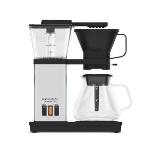 SimplyGoodCoffee Coffee Maker / Coffee Machine. 8 Cup Automatic Drip Pour Over Coffee Brewer. Easy To Use, Durable Stainless, Gold Cup Standard