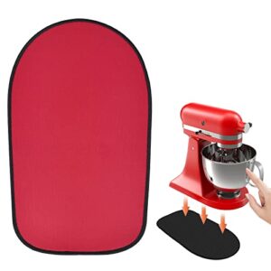 Sliding Mat for Stand Mixer,Mixer Mover Slider Mat Pad,Heat Resistant Mat For Appliance,Kitchen aid Mixers Accessories. (Red, For 4.5-5 Qt Mixer)