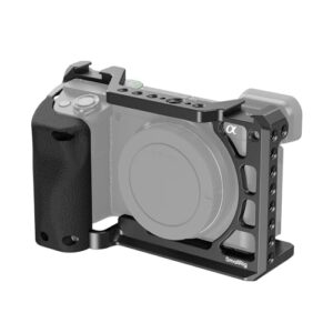 SmallRig Cage with Silicone Handgrip & Cold Shoe for Sony a6100, a6300, a6400-3164