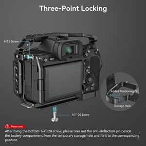 SmallRig A7 IV Cage with Top Handle and HDMI Cable Clamp, Basic Kit for Sony Alpha 7R V/Alpha 7 IV/Alpha 7 S III – 3668