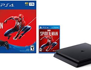Sony Playstation 4 Slim 1TB SSD Console – Marvel’s Spider-Man PS4 Bundle with DualShock-4 Wireless Controller [playstation_4]