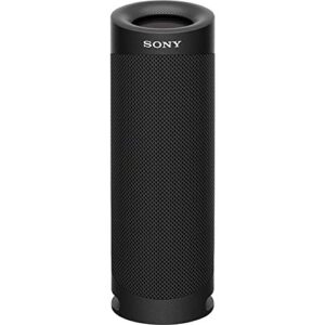 Sony SRS-XB23 EXTRA BASS Wireless Bluetooth Portable Lightweight Travel Speaker, IP67 Waterproof & Durable for Outdoor, 12 Hour Battery, USB Type-C, Removable Strap and Speakerphone, Black
