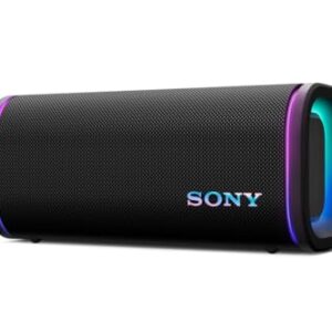 Sony ULT Field 5 Wireless Portable Bluetooth Speaker, IP67 Waterproof, Dustproof, and Rustproof with Enhanced Bass, 25 Hour Battery, 360° Party Light, and Shoulder Strap (SRSULT50B), Black