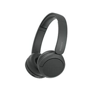 Sony WH-CH520 Best Wireless Bluetooth On-Ear Headphones with Microphone for Calls and Voice Control, Up to 50 Hours Battery Life with Quick Charge Function, Includes USB-C Charging Cable – Black