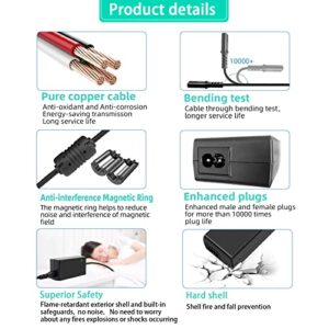 TKDY ACK-E6 LP-E6 Dummy Battery DR-E6 DC Coupler Continuous AC Power Adapter for Canon EOS R6 Mark II, R R5 R6 R7, 90D 80D 70D 60D 60Da, 7D 7D Mark II, 6D 6D Mark II, 5D Mark II III IV Cameras.