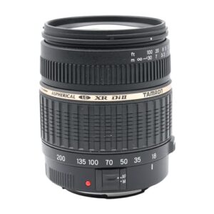 Tamron AF 18-200mm f/3.5-6.3 XR Di II LD Aspherical (IF) Macro Zoom Lens for Canon Digital SLR Cameras (Model A14E) – International Version (No Warranty)