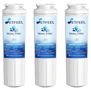 UKF8001 Water Filter Replacement for Whirlpool EDR4RXD1, Fiter 4, 4396395, EDR4RXD1 Fit Kitchenaid Refrigerator 46-9006 9084 Krfc300ess01 WRF555SDFZ UKF8001AXX-200, HDX FMM-2, 3 Filter