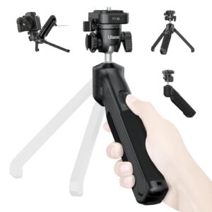 ULANZI TT38 Tabletop Mini Tripod for Camera, Uka F38 ClickOpen Flexible Travel Stand for Sony/Canon/Nikon/Fujifilm SLR DSLR, Pocket Vlogging Stand for Shooting Selfie Video