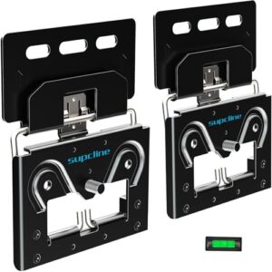 Ultra Slim Fit TV Wall Mount Compatible with 14″- 80″ 4K LED LCD QLED Flat & Frame TVs, Micro-Gap Low Profile TV Mount, Minimalist Look, Blends Any Interior, Hold up to 100Lbs