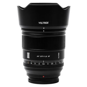 VILTROX 27mm F1.2 Pro Level XF Fuji Autofocus Lens f/1.2 Large Aperture APS-C Lens Compatible with Fuji X-Mount Mirrorless Cameras XH2S XH2 XT5 XT4 XT3 XS20 XT30 II XT200