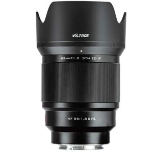 VILTROX 85mm F/1.8 F1.8 Mark II STM Full-Frame 85mm f1.8 ii for AF Auto Focus for Sony E-Mount Camera A7III A7RIII A7SII A7II a6500 a6400 a6300