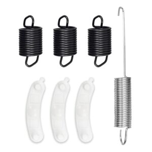 Washing Machine Kit 1 Pcs WPW10250667 Suspension Spring & 3 Pcs WP63907 Suspension Spring & 3 Pcs 285744 Tub Suspension Pads Compatible with Whirlpool Maytag Washer LSW9750PW3,Replaces AP6010168