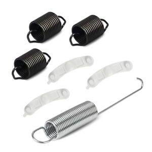 Washing Machine Kit For Whirlpool Washer Parts Kenmore Washing Machine 3 Pcs Suspension Spring Wp63907&1 Pcs Counterweight Counter Balance W10250667&3 Pcs Tub Wear Pad 285744