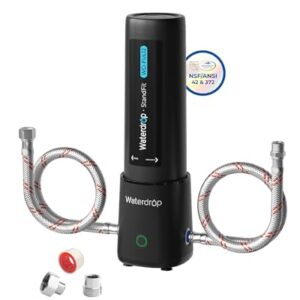 Waterdrop 10UA PRO Under Sink Water Filter, No Drill Required, Time Reminder, Easy Installation, Reduces Lead, Chlorine, Bad Taste & Odor, NSF/ANSI 42 Certified, 11000 Gallons, Does not Lower TDS