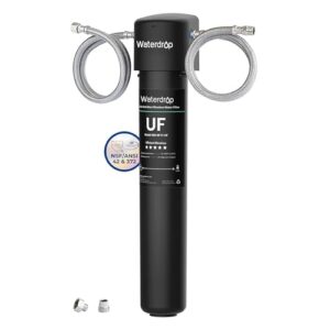 Waterdrop 17UA-UF Under Sink Water Filter, 3 Years or 24K Gallons, NSF/ANSI 42 Standard, 0.01 Micron Ultra Filtration for Baçtёria Reduction, Reduces Lead, Chlorine