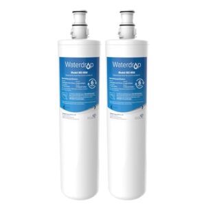 Waterdrop 3US-MAX-F01 Replacement Filter, Replacement for Filtrete® 3US-PF01, 3US-PS01, Maximum 3US-MAX-S01, Aqua-Pure C-Cyst-FF, Manitowoc K-00337, K-00338, NSF/ANSI 42 Certified, Pack of 2