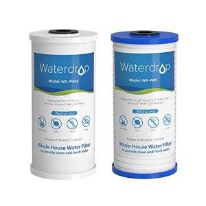 Waterdrop FXHTC AP810 10″ x 4.5″ Whole House Water Filter, Replacement for GE® FXHTC, 3M® Aqua-Pure AP810, Culligan® RFC-BBSA, W50PEHD, GXWH40L, GXWH35F, DuPont WFHD13001, Pentek® R50-BB