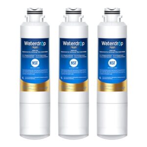 Waterdrop Plus DA29-00020B NSF 401&53&42 Certified Refrigerator Water Filter, Replacement for Samsung® Water Filter HAF-CIN/EXP, HAF-CIN, FMS-2, RF28HMEDBSR, RF263BEAESR, 3 Filters (Package May Vary)